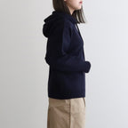 French Merino Hoodie #040 Navy [TS233KN070]