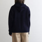 French Merino Hoodie #040 Navy [TS233KN070]