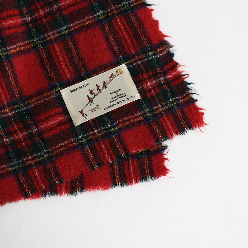 WOOL TARTAN CHECK MUFFLER #ROYAL STEWART [no.6541]