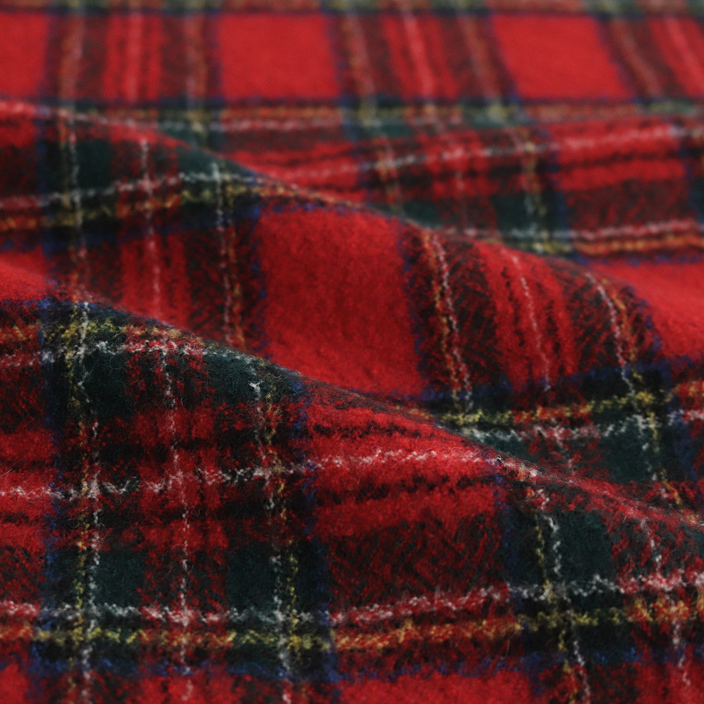 WOOL TARTAN CHECK MUFFLER #ROYAL STEWART [no.6541]