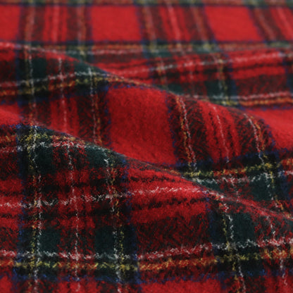 WOOL TARTAN CHECK MUFFLER #ROYAL STEWART [no.6541]