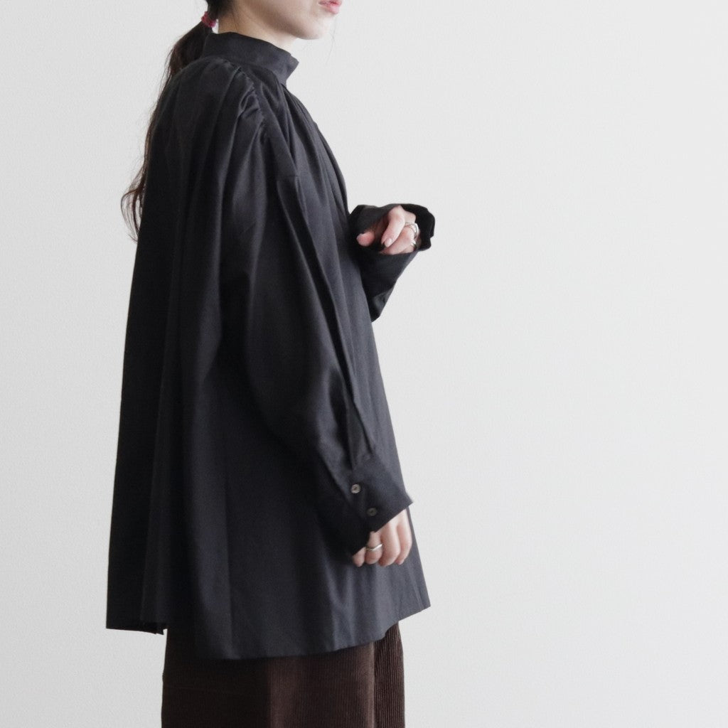 静寂の欠片 back open blouse #black [TLF-124-sh001-la]