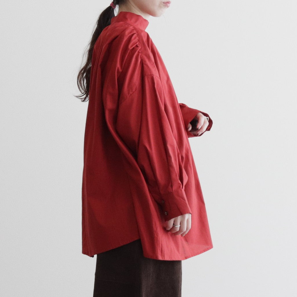 静寂の欠片 back open blouse #Agate red [TLF-124-sh001-la]