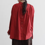 静寂の欠片 back open blouse #Agate red [TLF-124-sh001-la]