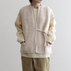 PANIER NO SLEEVE CARDIGAN #IVORY [26-0051A]