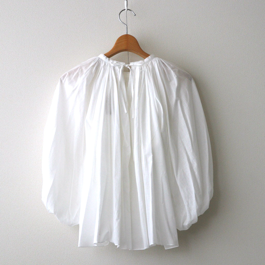 GATHER SMOCK #white [no.6825]