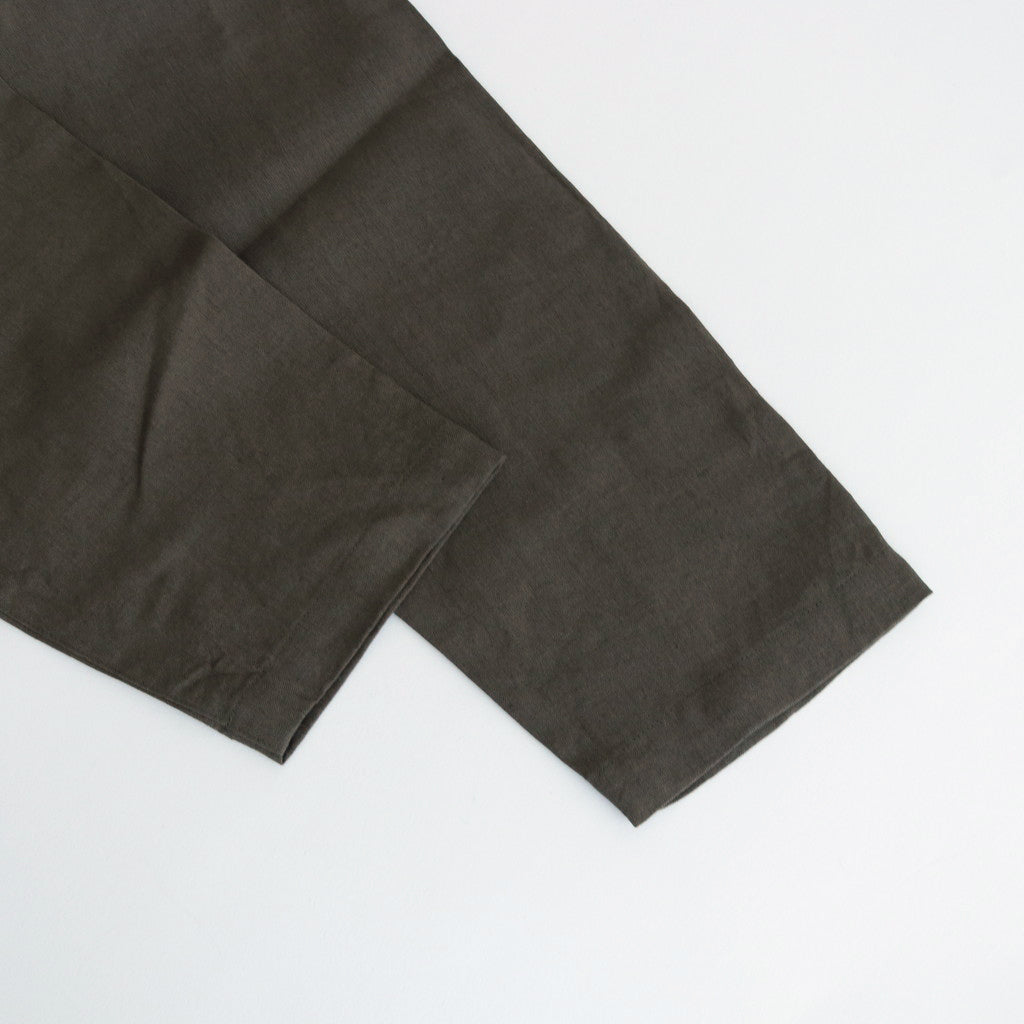 UNIVERSAL TISSU◆パーカー/--/リネン/KHK/TS220SH083 TISSUトリプルワッシャーリネンパーカー /TS220SH038 | bloom STORES