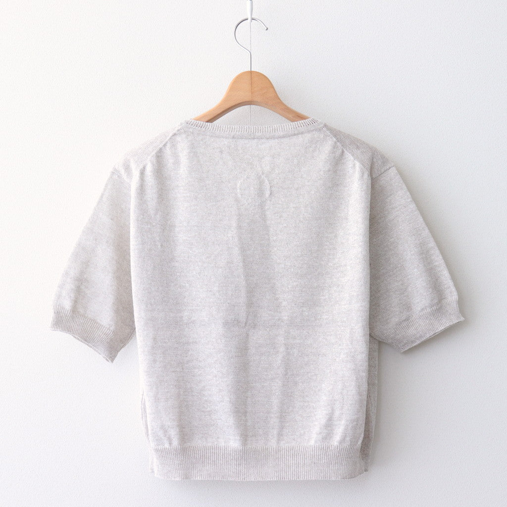 Jenner Linen Knit Crew #OAT [A232241TK675]