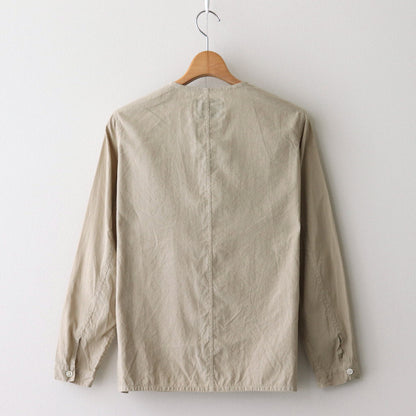 GD CREW NECK SHIRT JACKET #beige [no.6779]