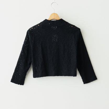 LACE FLOWER JACKET #black [no.6978]