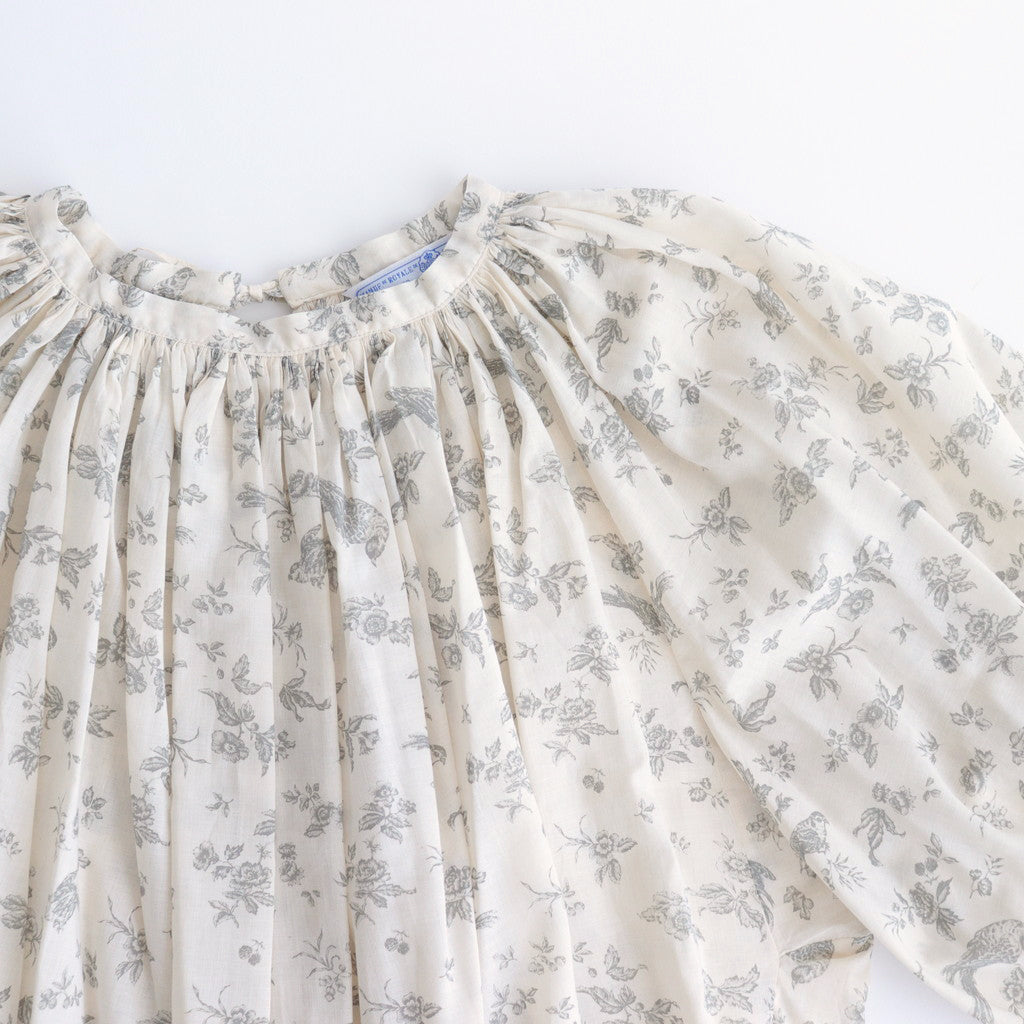 GARDEN GATHER SMOCK #natural × carbon [no.6766]