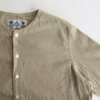 G.D CREW NECK SHIRT JACKET #beige [no.6779]