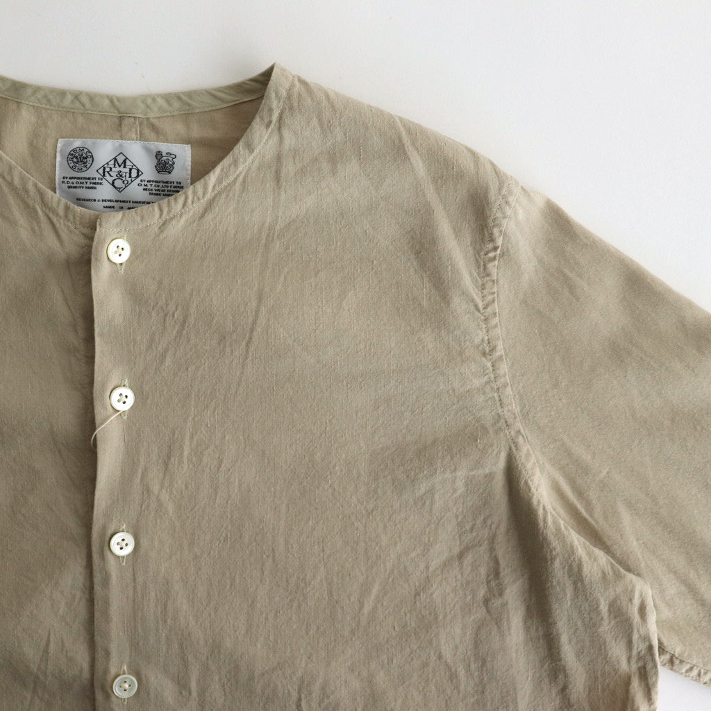 G.D CREW NECK SHIRT JACKET #beige [no.6779]