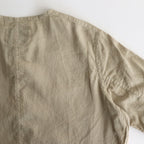 G.D CREW NECK SHIRT JACKET #beige [no.6779]