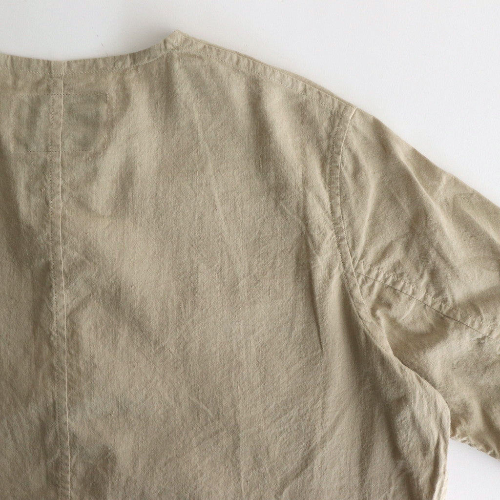 G.D CREW NECK SHIRT JACKET #beige [no.6779]