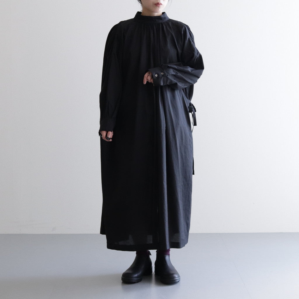 静寂の欠片 back open dress #black [TLF-124-op002-la]