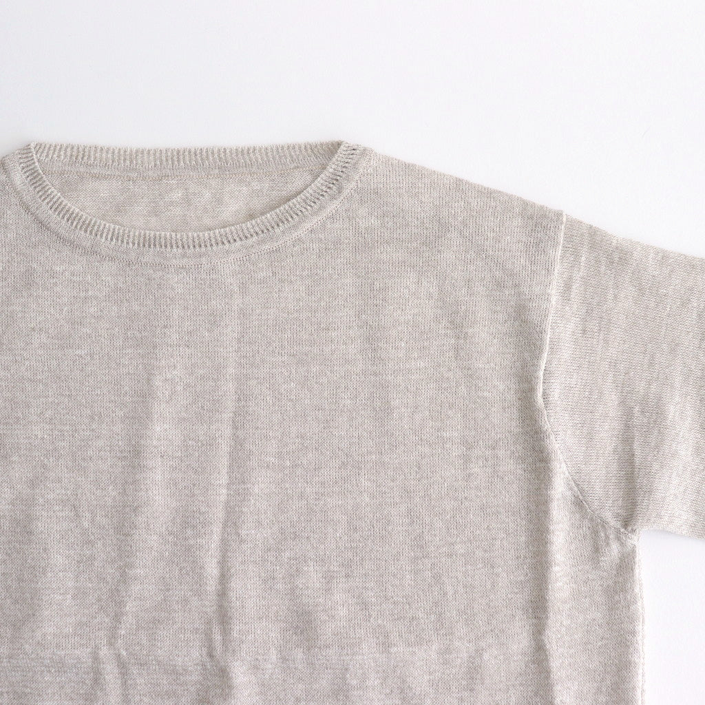 Jenner Linen Knit Crew #OAT [A232241TK675]