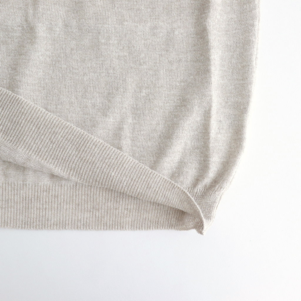 Jenner Linen Knit Crew #OAT [A232241TK675]