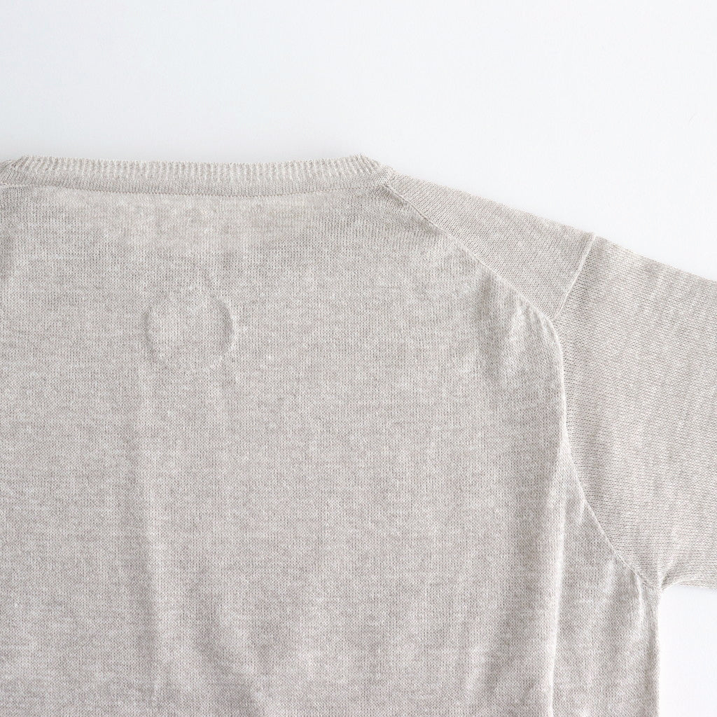 Jenner Linen Knit Crew #OAT [A232241TK675]