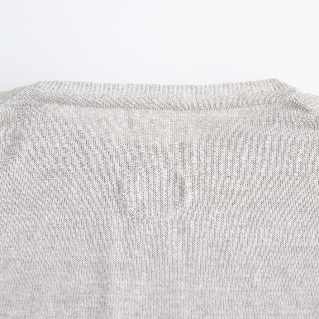 Jenner Linen Knit Crew #OAT [A232241TK675]