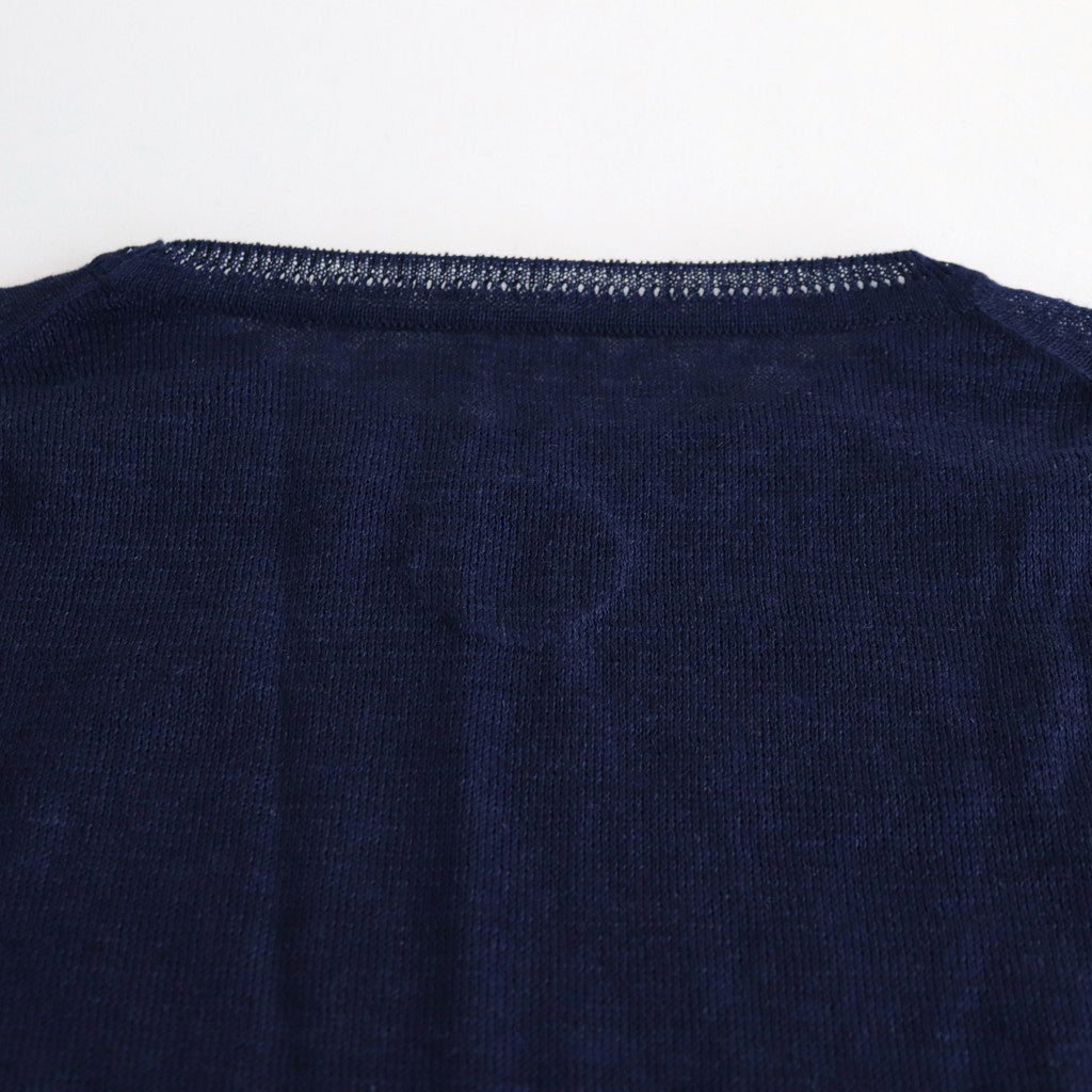 Jenner Linen Knit Crew #NV [A232241TK675]