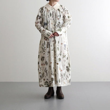 Tea garden gown #Off white [242303]