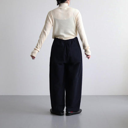 Chambon Cotton Pants #BK [A232242PP696]