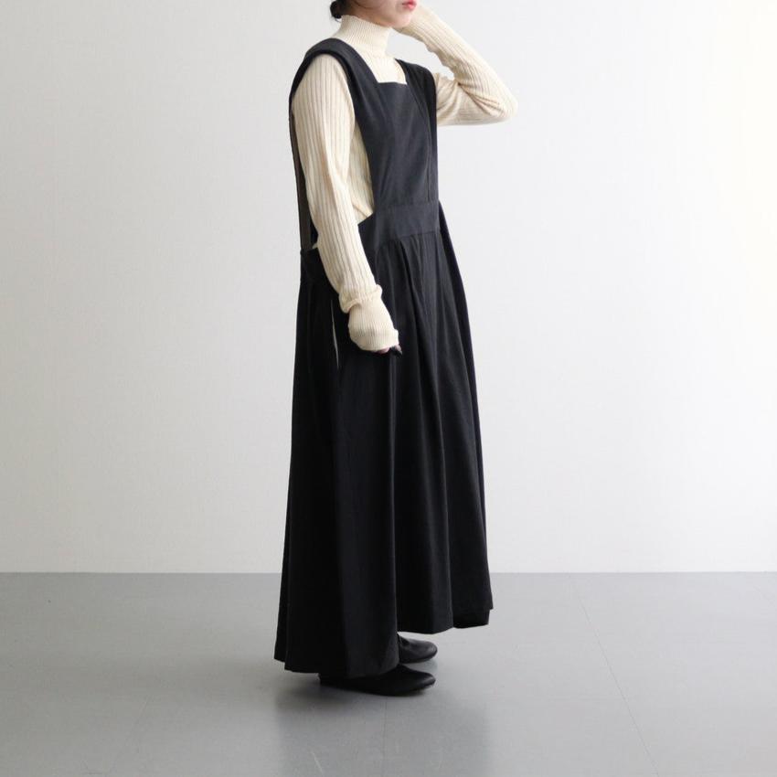 black pinafore dress #black [TLF-124-sk004-sn]