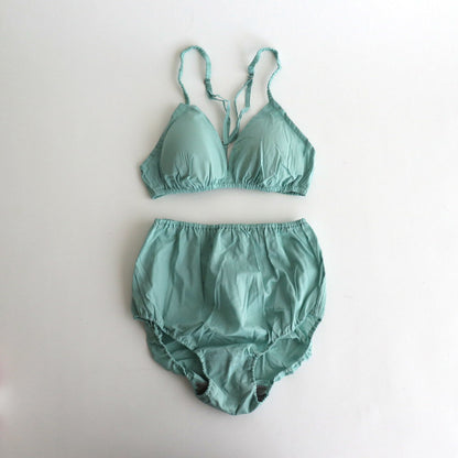 BRA &amp; HIGH WAIST PANTS #NO.21 ICE GREEN