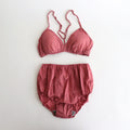 BRA & HIGH WAIST PANTS #NO.19 OLD ROSE