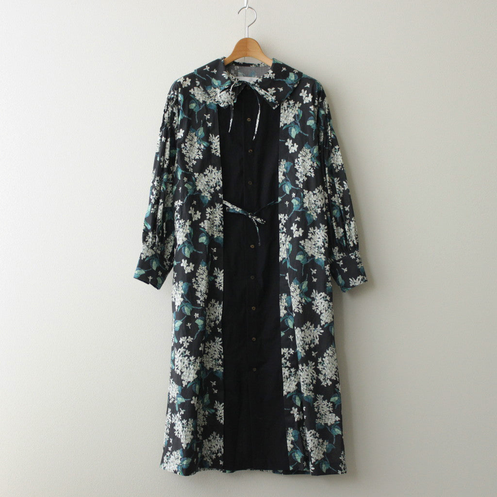 LIBERTYFABRICS flat collar layered dress #wild flower [TLF-224-op004-lp]