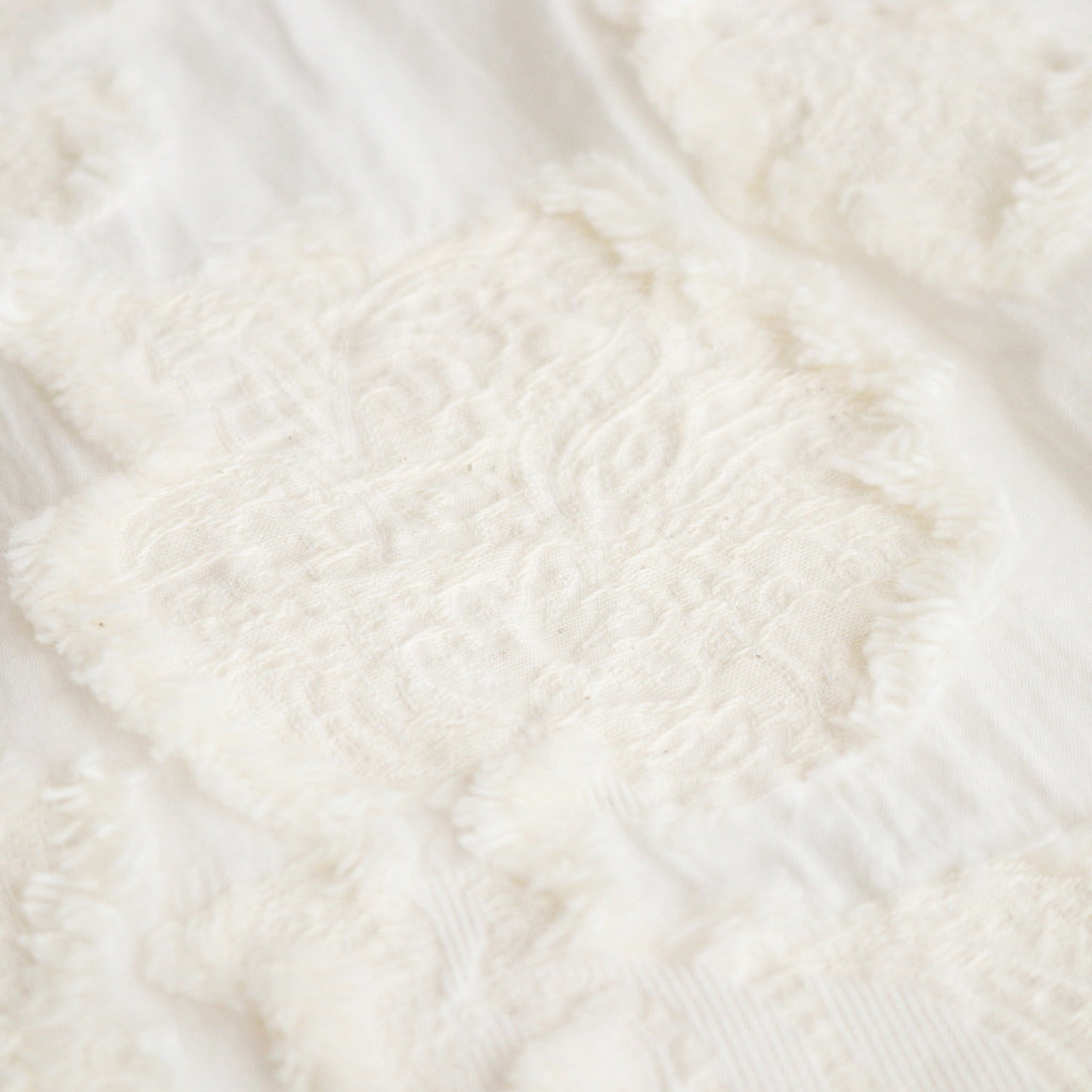 B.C.J RUFFLED COLLAR NO SLEEVE BLOUSE #natural [no.6898]