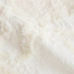 B.C.J RUFFLED COLLAR NO SLEEVE BLOUSE #natural [no.6898]