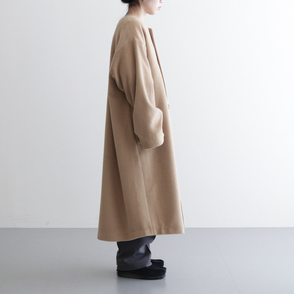 時雨る森 wide coat #camel [TLF-124-co002-as]