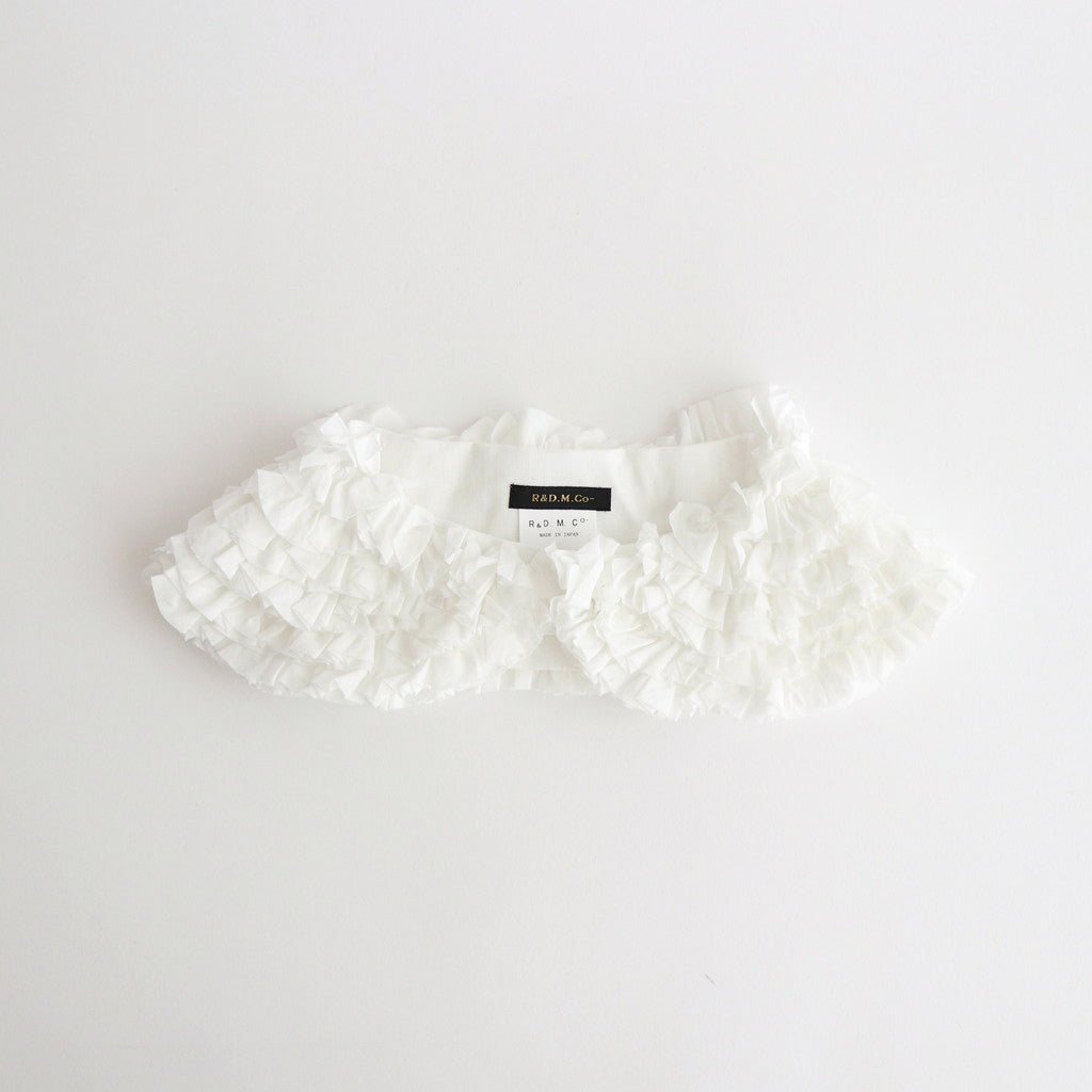 FRILL COLLAR #white [no.6827]