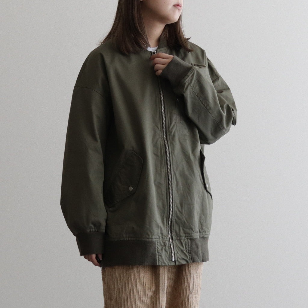 Cotton Weapon Rib Blouson #025 Khaki [TS233BZ095]