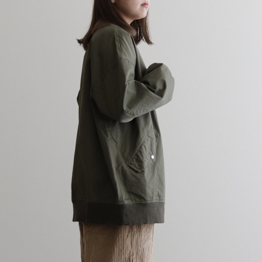 Cotton Weapon Rib Blouson #025 Khaki [TS233BZ095]