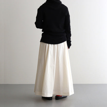 Circular skirt #ecru [TLF-125-sk001-tp]