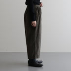 Double Corduroy Tuck PT #025 Khaki [US234PT023]