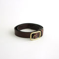 MONTANA LEATHER BELT (32mm） #choco [no.6389]