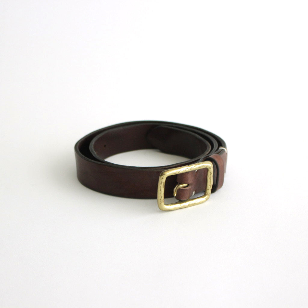 MONTANA LEATHER BELT (32mm） #choco [no.6389]