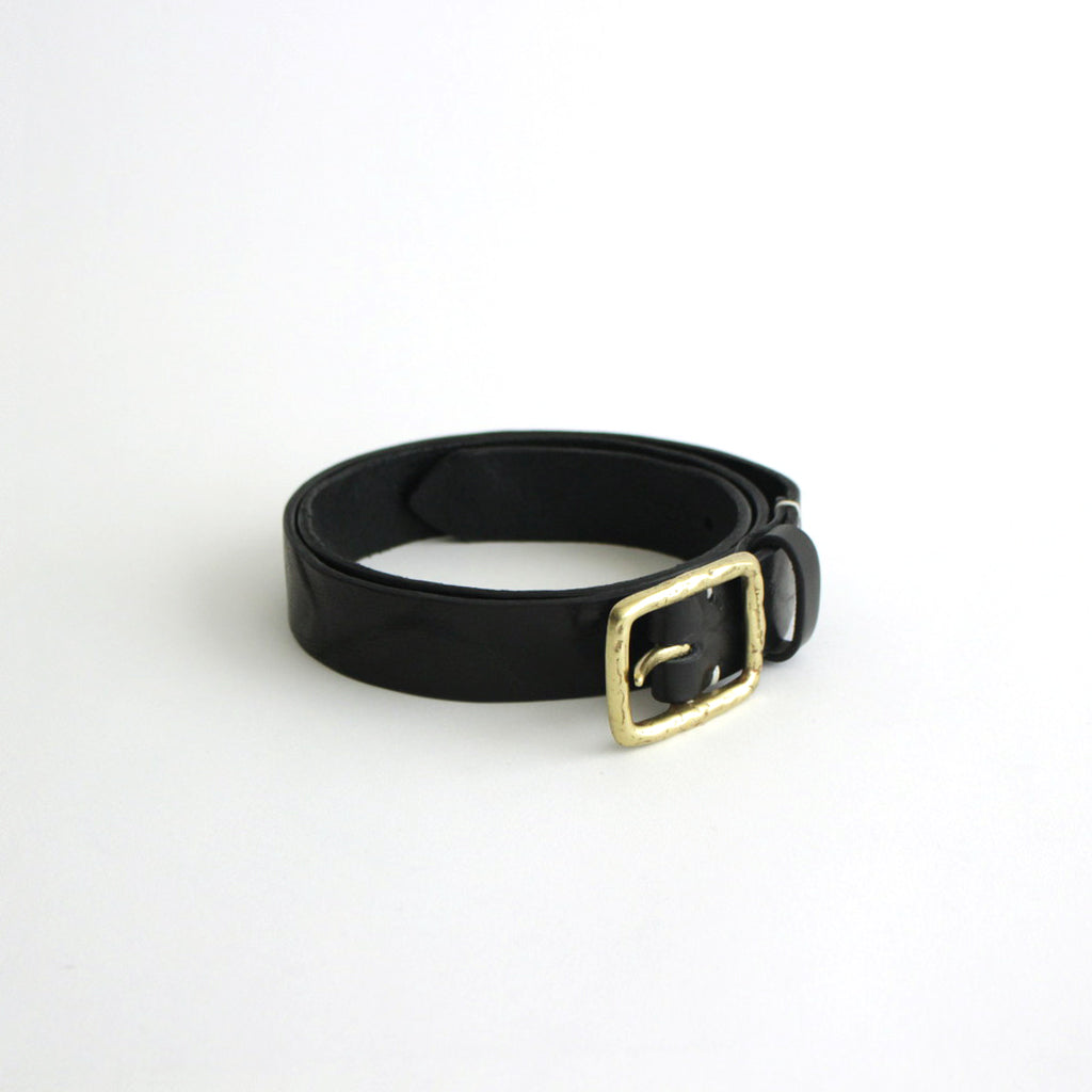 MONTANA LEATHER BELT (32mm） #black [no.6389]