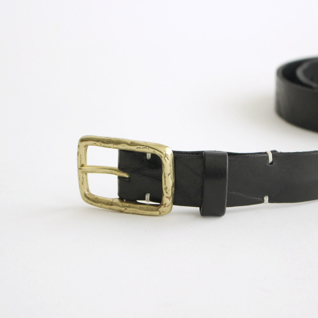 MONTANA LEATHER BELT (32mm） #black [no.6389]