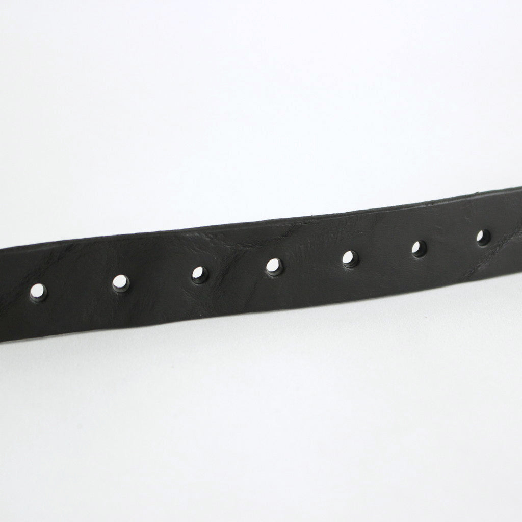 MONTANA LEATHER BELT (32mm） #black [no.6389]
