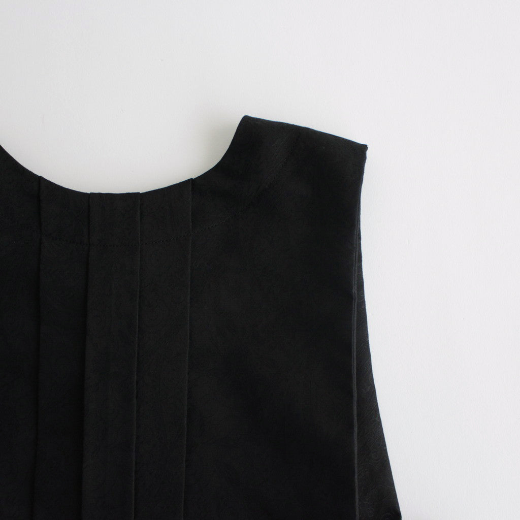 ひとつぶの砂 tucked kraplap vest #black [TLF-224-ve002-rpc]