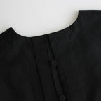ひとつぶの砂 tucked kraplap vest #black [TLF-224-ve002-rpc]