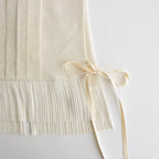 ひとつぶの砂 tucked kraplap vest #ecru [TLF-224-ve002-rpc]