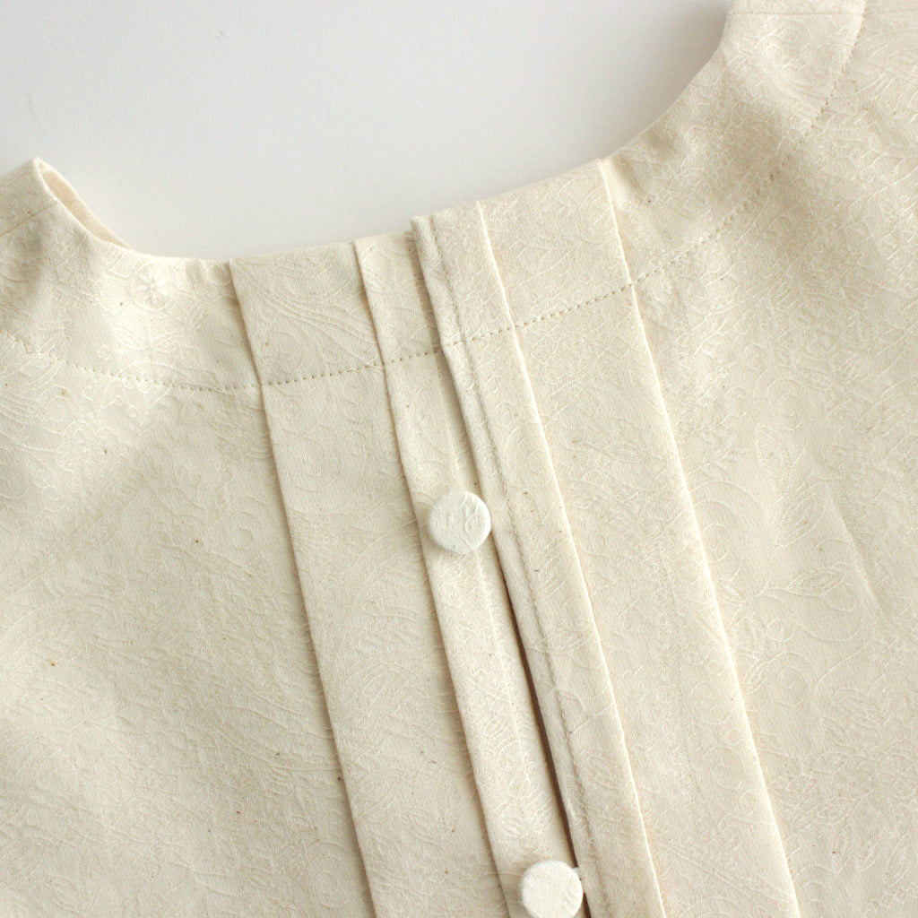 ひとつぶの砂 tucked kraplap vest #ecru [TLF-224-ve002-rpc]