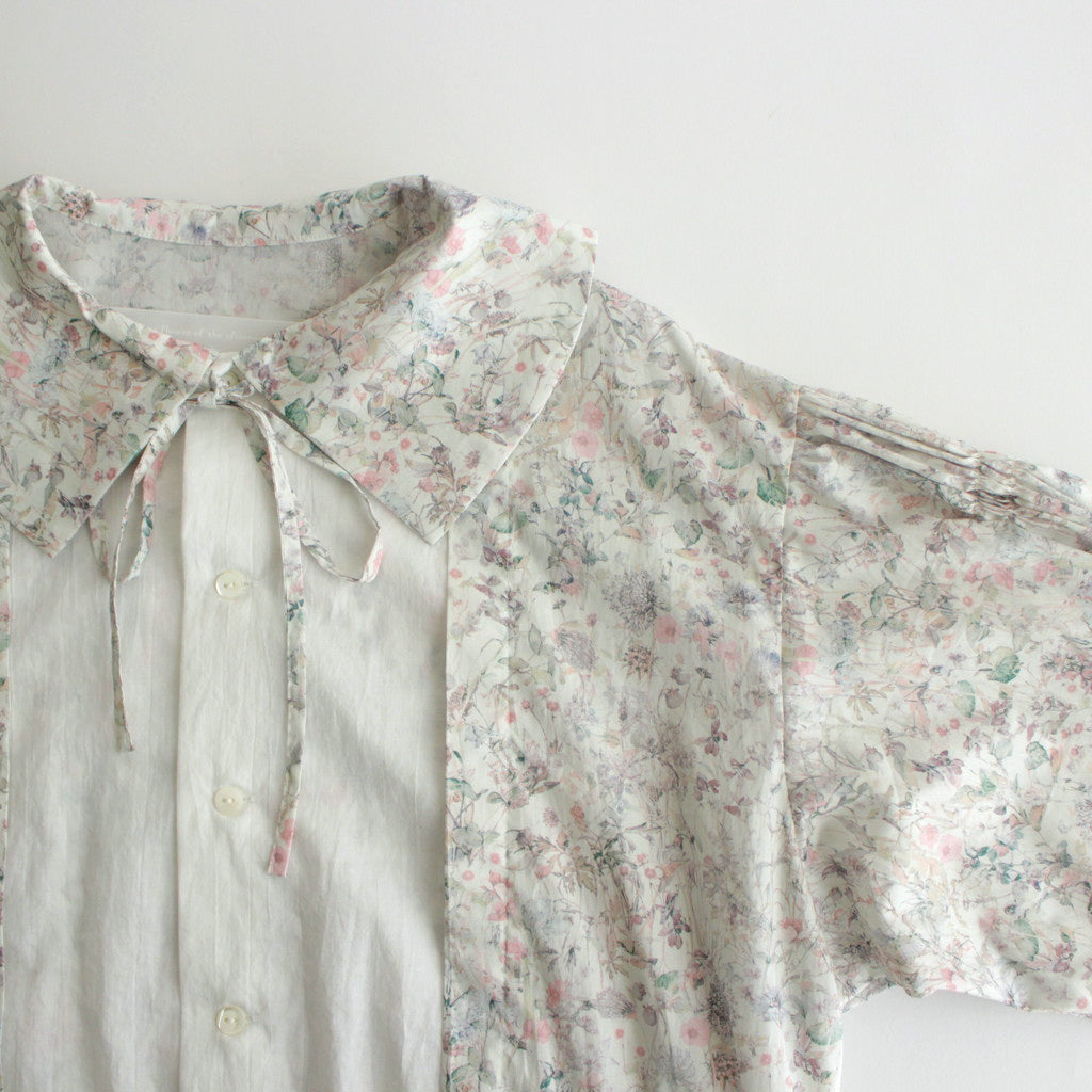LIBERTYFABRICS flat collar layered dress #lilac [TLF-224-op004-lp]