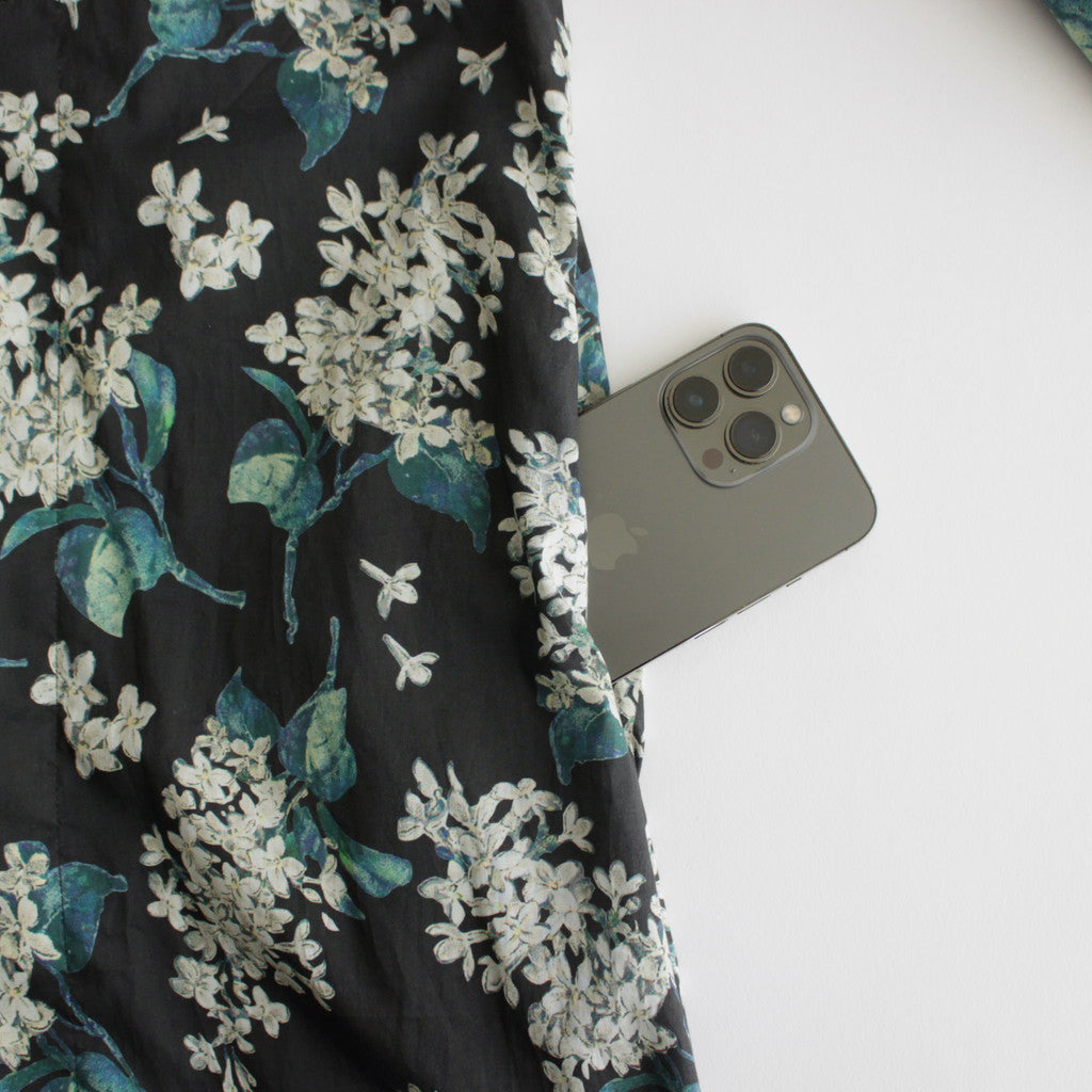 LIBERTYFABRICS flat collar layered dress #wild flower [TLF-224-op004-lp]